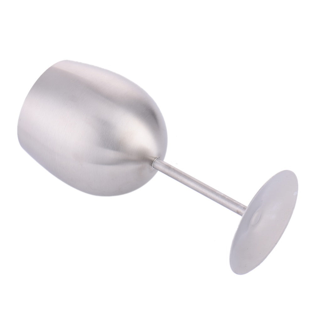 Stainless Steel Cup and Wine Glass Set