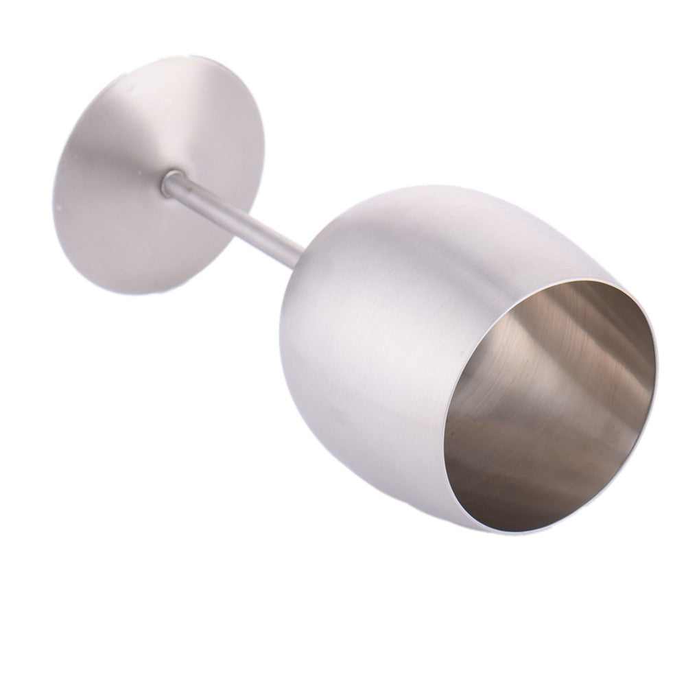 Stainless Steel Cup and Wine Glass Set