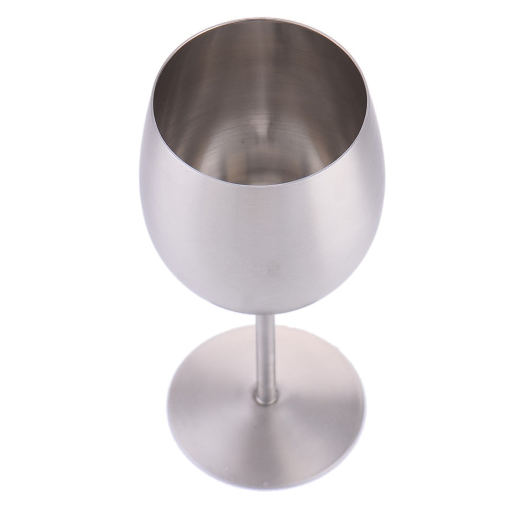 Stainless Steel Cup and Wine Glass Set
