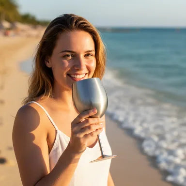 Stainless Steel Wine Glass